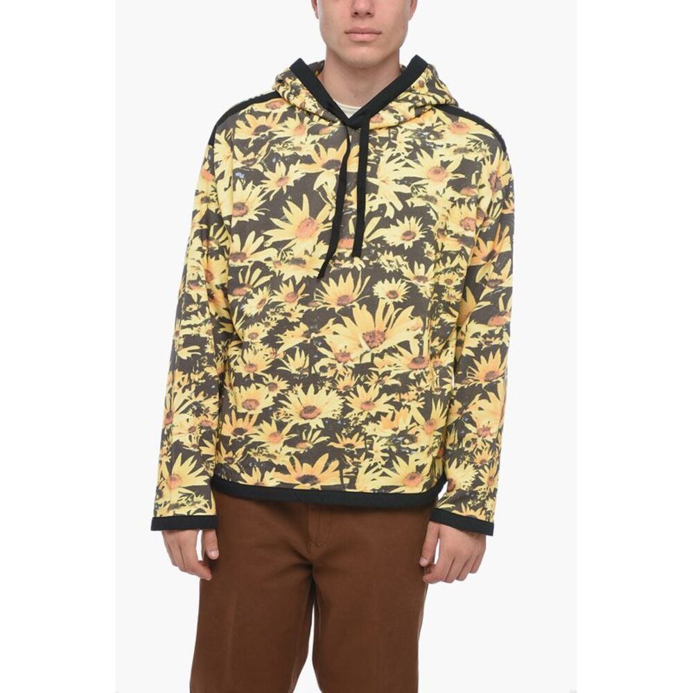Brushed Cotton Hoodie FLOWER FIELD